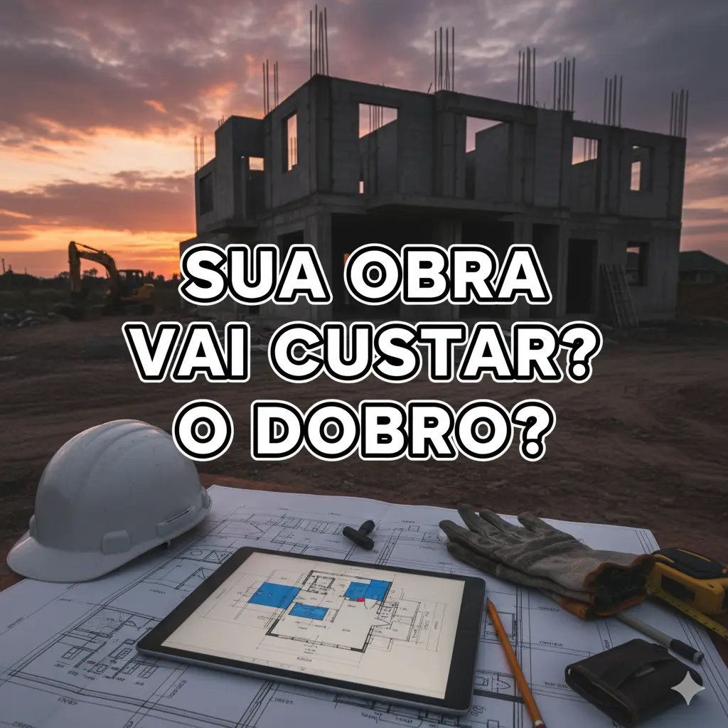 Sua obra vai custar o dobro?